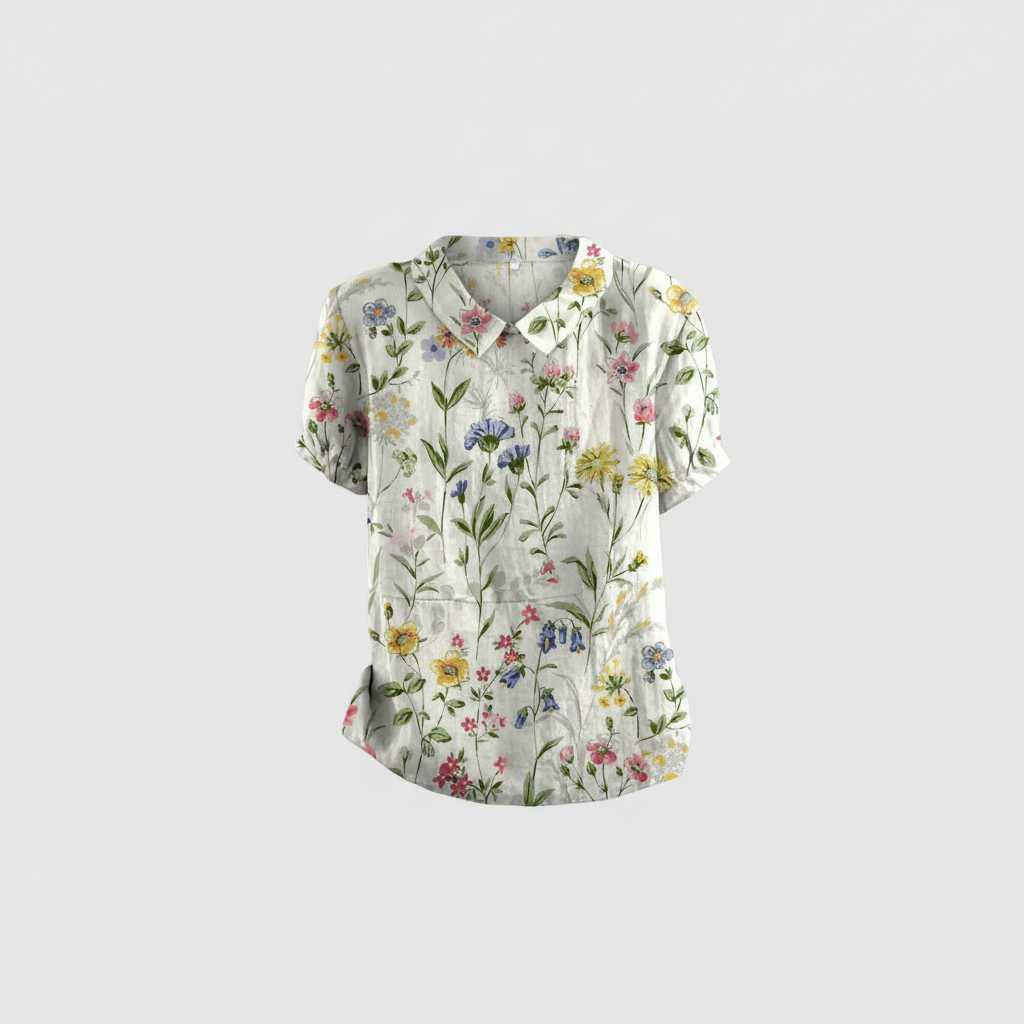 Camicetta Floreale Vintage | Camicetta Donna Elegante