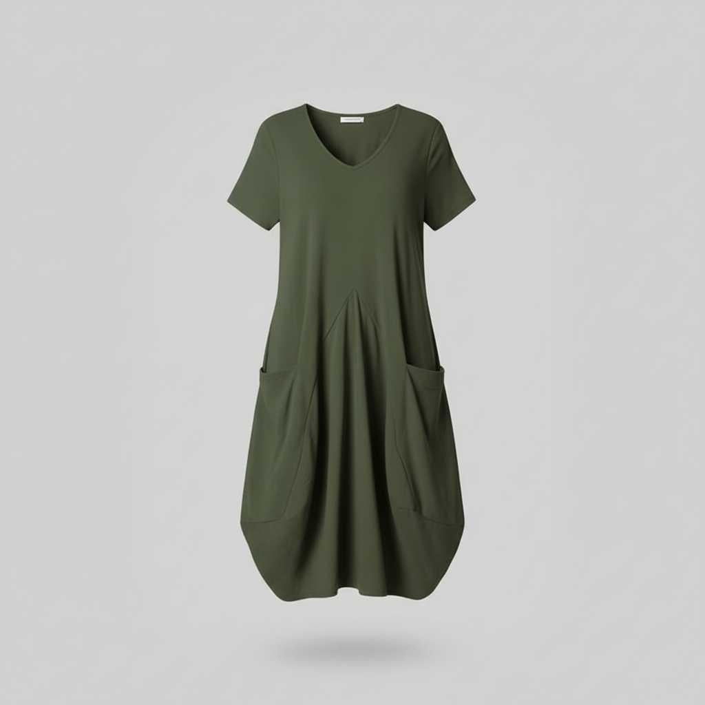 Abito Estivo Ampio con Girocollo | Moda Femminile