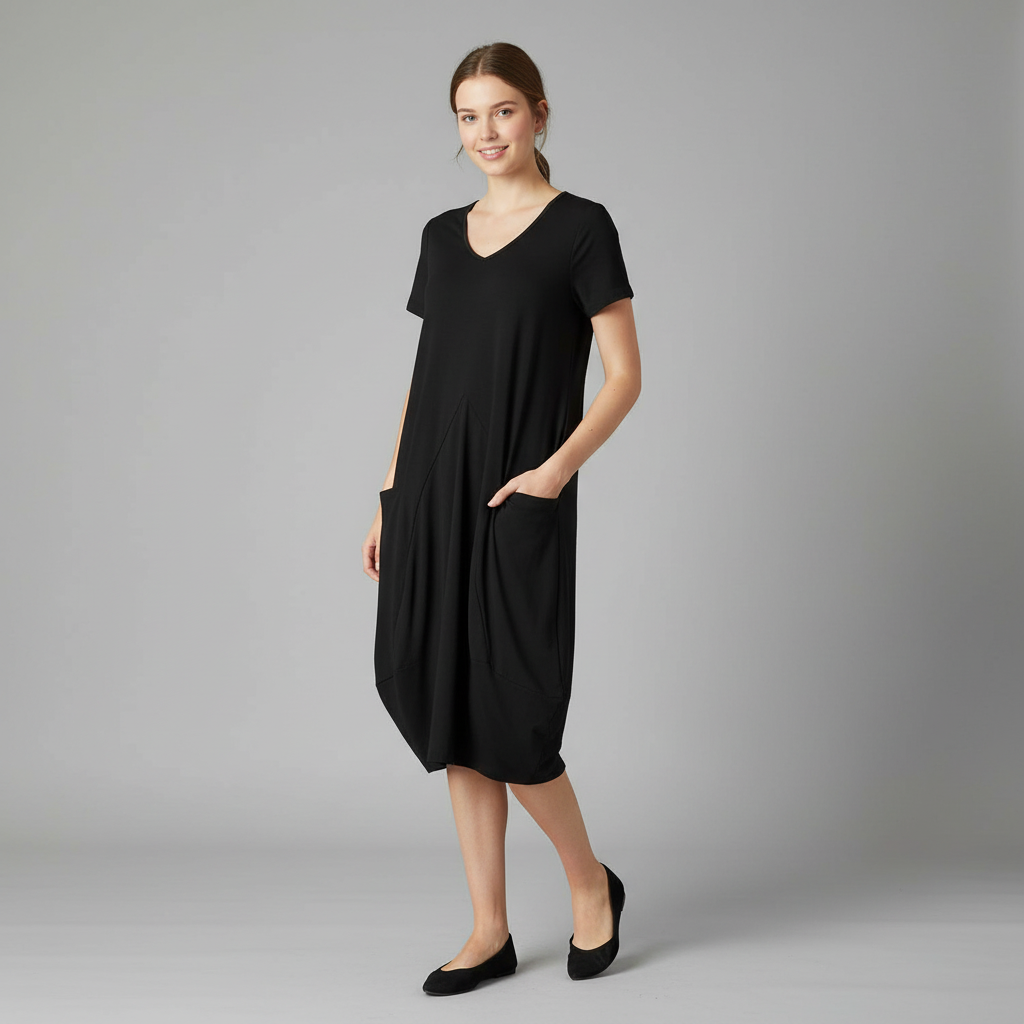 Abito Estivo Ampio con Girocollo | Moda Femminile