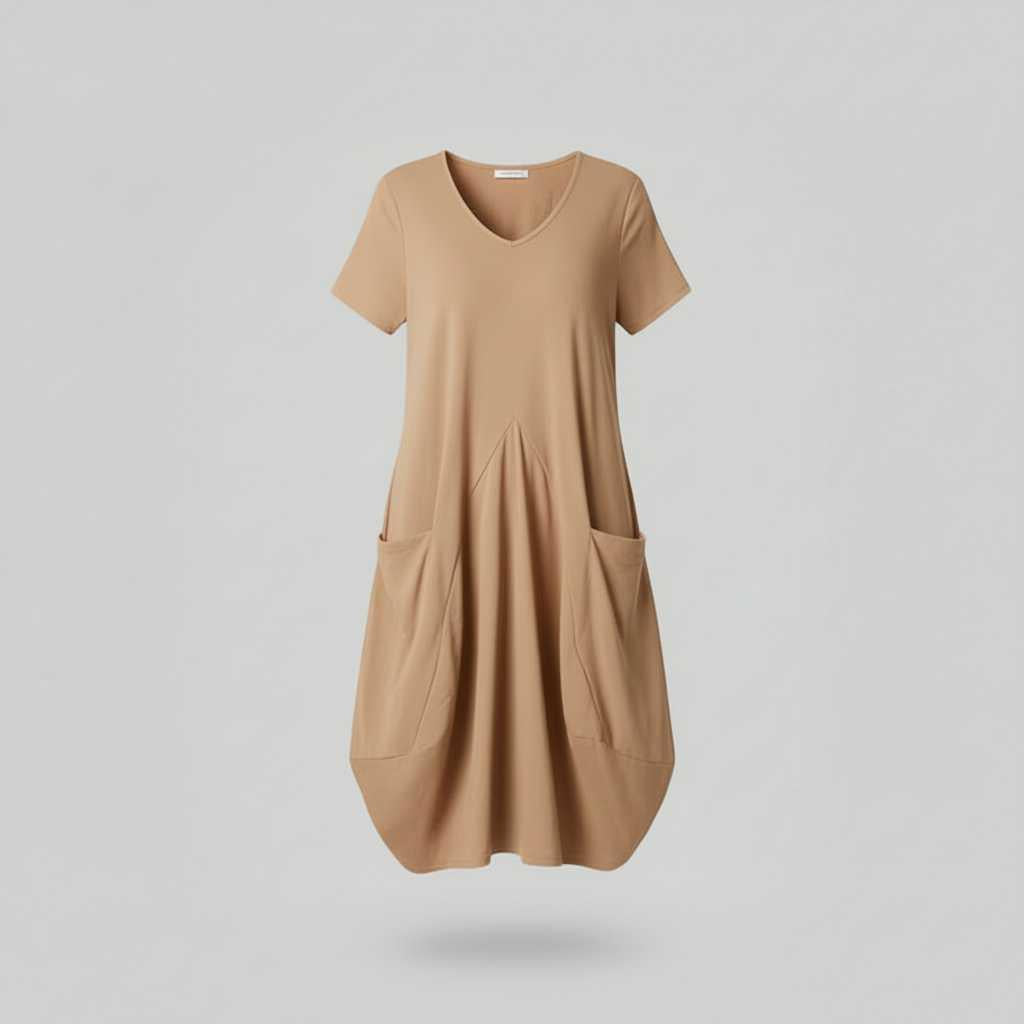 Abito Estivo Ampio con Girocollo | Moda Femminile