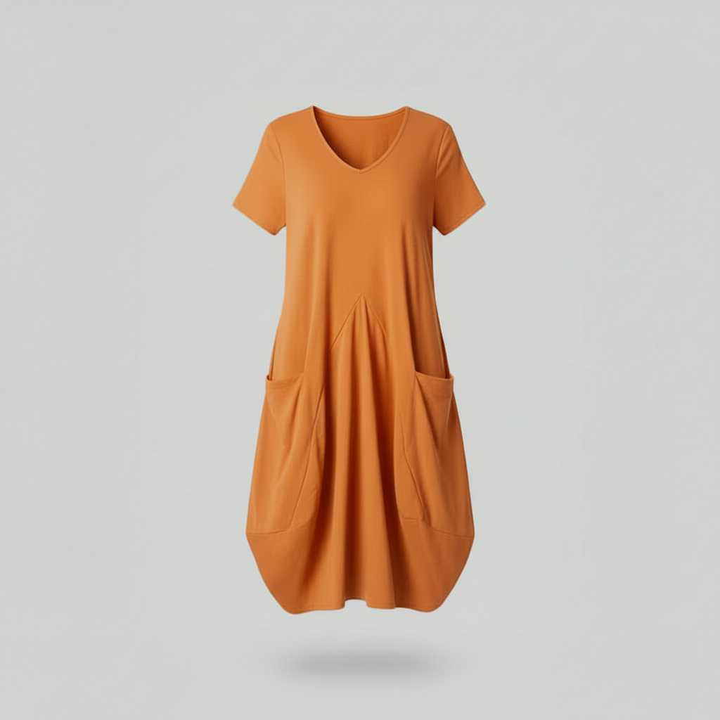 Abito Estivo Ampio con Girocollo | Moda Femminile