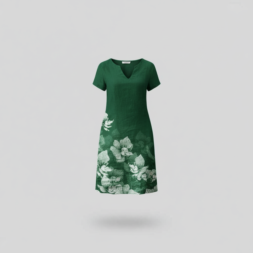 Abito Floreale Estivo Donna | Mini Abito a Maniche Corte