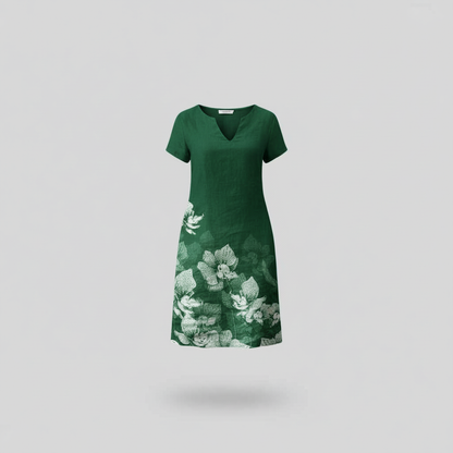 Abito Floreale Estivo Donna | Mini Abito a Maniche Corte