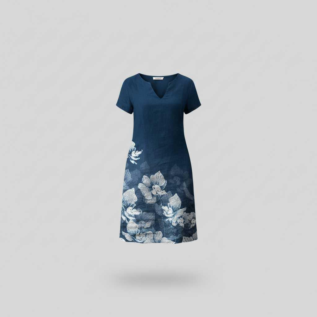 Abito Floreale Estivo Donna | Mini Abito a Maniche Corte