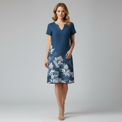 Abito Floreale Estivo Donna | Mini Abito a Maniche Corte