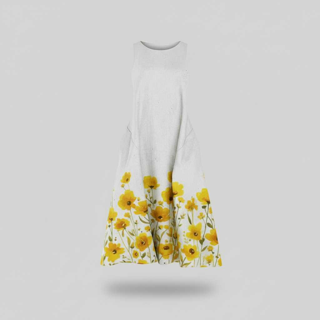 Abito Floreale Estivo da Donna | Abito Elegante Donna