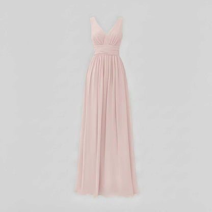 Abito Maxi Scollo a V Senza Maniche | Moda Donna