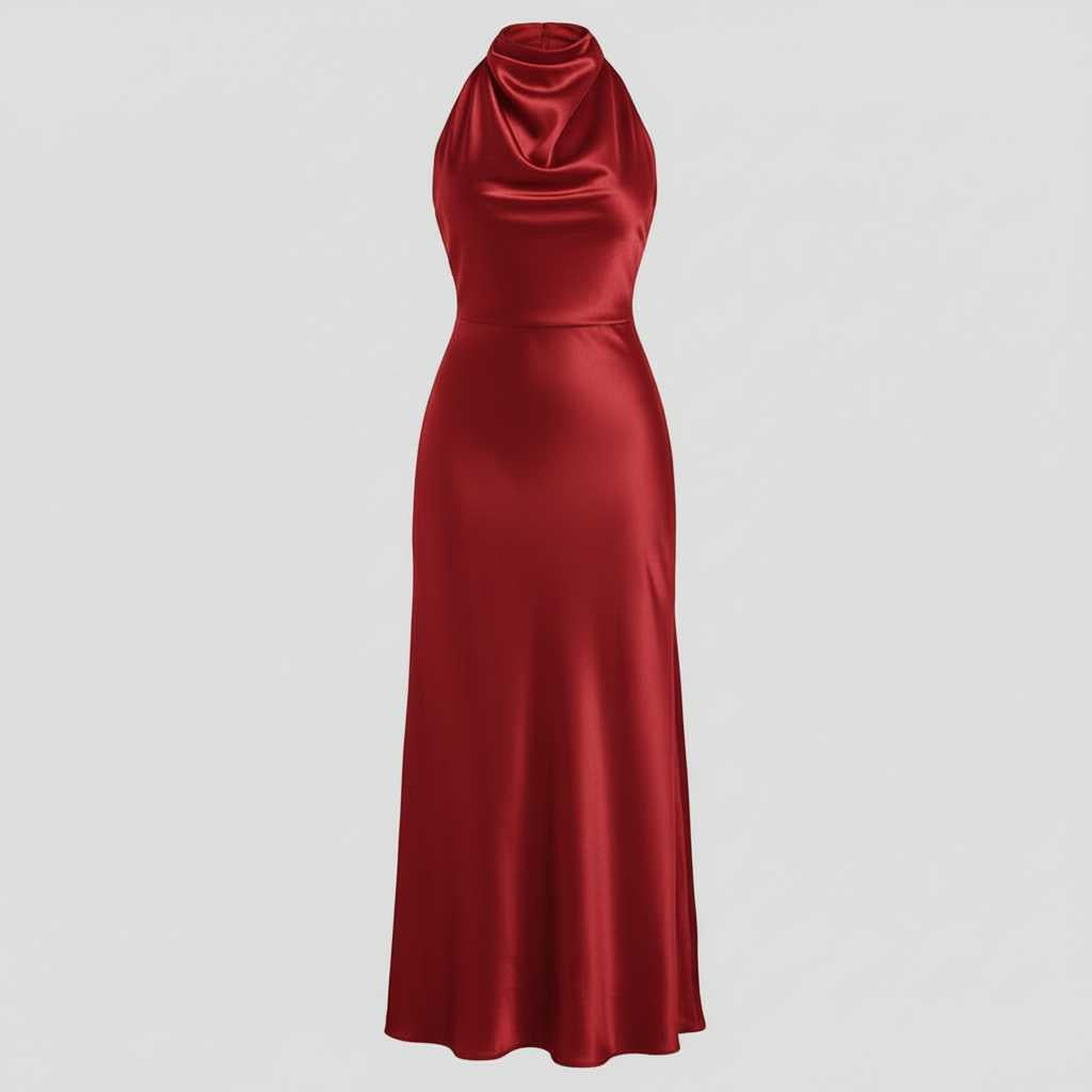 Abito da Sera Elegante | Vestito Donna alla Caviglia