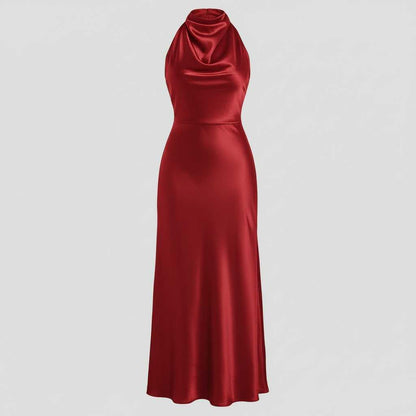 Abito da Sera Elegante | Vestito Donna alla Caviglia