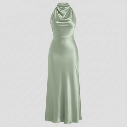 Abito da Sera Elegante | Vestito Donna alla Caviglia