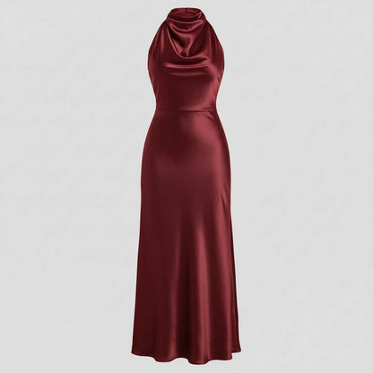 Abito da Sera Elegante | Vestito Donna alla Caviglia