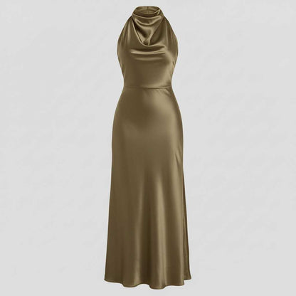 Abito da Sera Elegante | Vestito Donna alla Caviglia