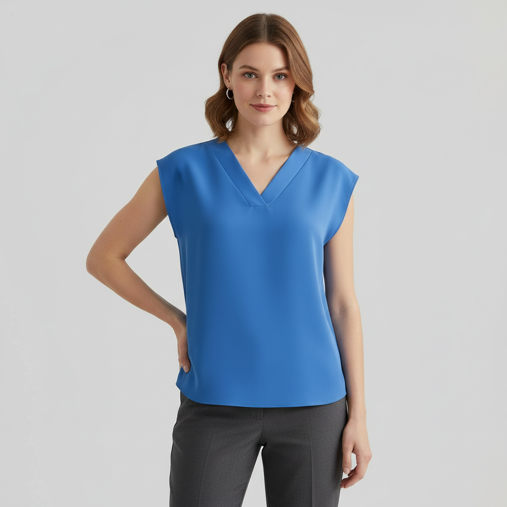Camicetta Donna Elegante Scollo a V | Camicette Donna