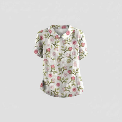 Camicetta Floreale Vintage | Camicetta Donna Elegante
