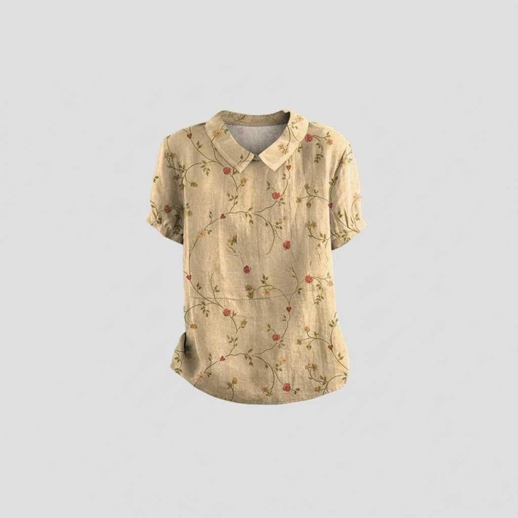 Camicetta Floreale Vintage | Camicetta Donna Elegante