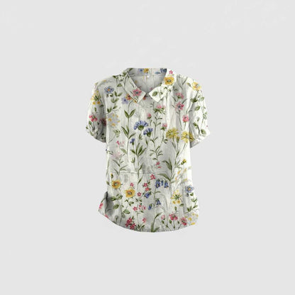 Camicetta Floreale Vintage | Camicetta Donna Elegante