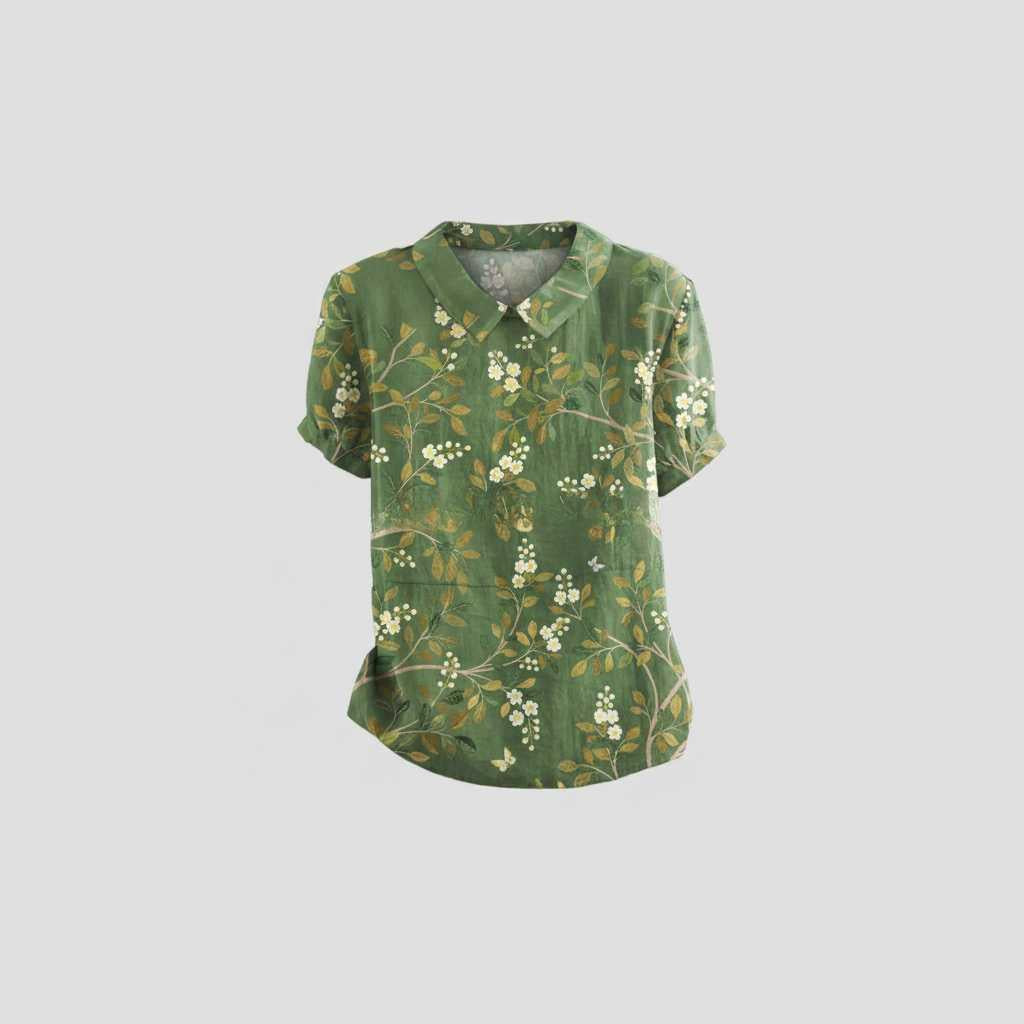 Camicetta Floreale Vintage | Camicetta Donna Elegante