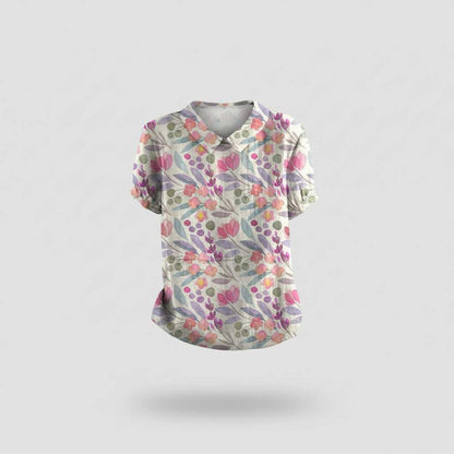 Camicetta Floreale Vintage | Camicetta Donna Elegante