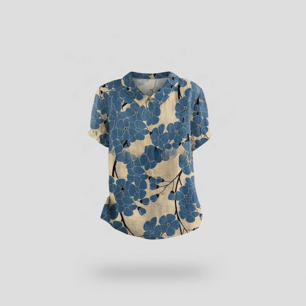 Camicetta Floreale Vintage | Camicetta Donna Elegante