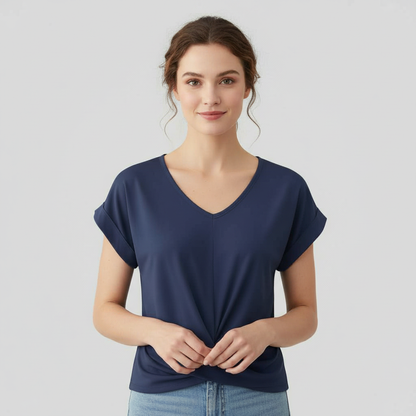 Top Elegante a Maniche Corte Donna | Maglietta Casual
