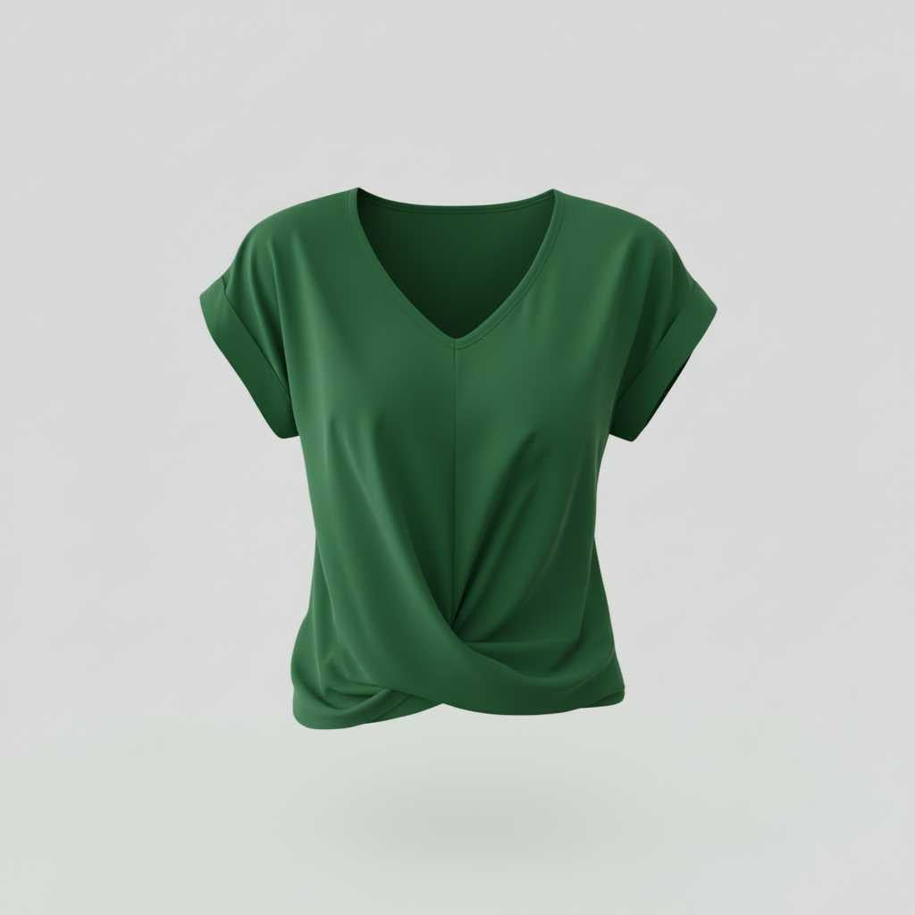Top Elegante a Maniche Corte Donna | Maglietta Casual