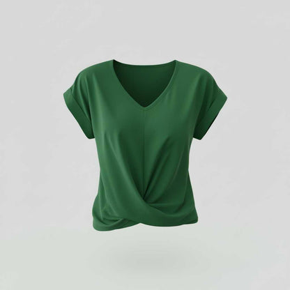 Top Elegante a Maniche Corte Donna | Maglietta Casual
