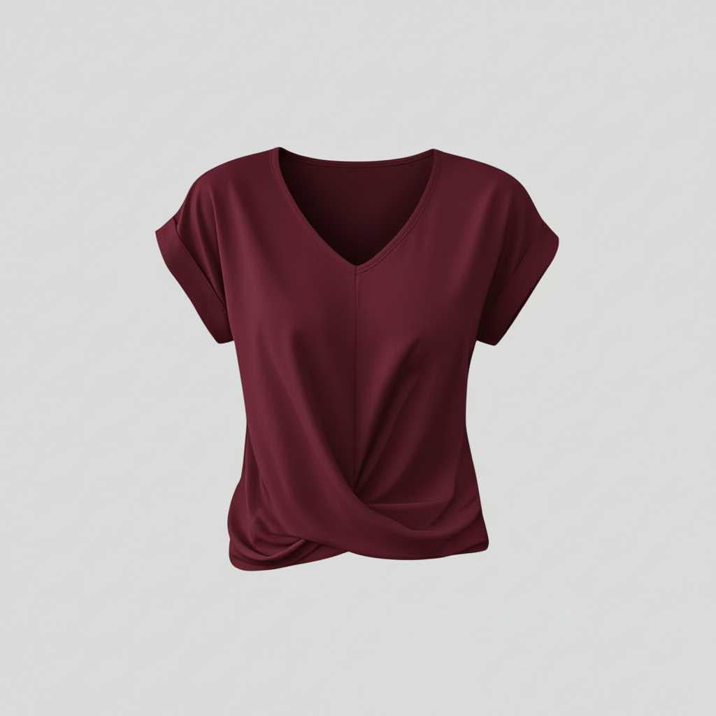 Top Elegante a Maniche Corte Donna | Maglietta Casual