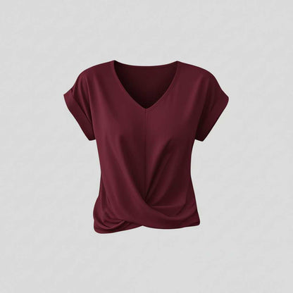 Top Elegante a Maniche Corte Donna | Maglietta Casual