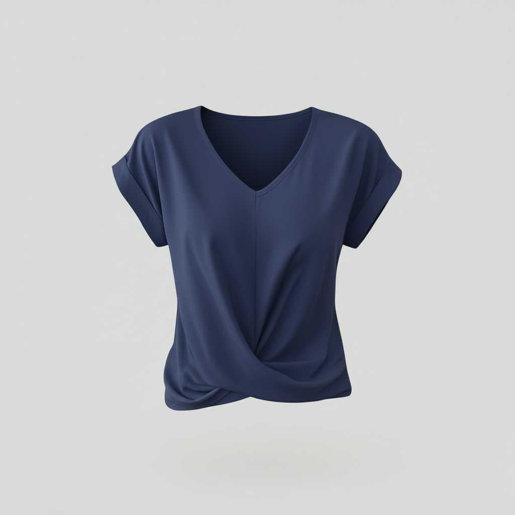 Top Elegante a Maniche Corte Donna | Maglietta Casual