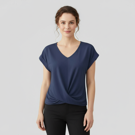 Top Elegante a Maniche Corte Donna | Maglietta Casual