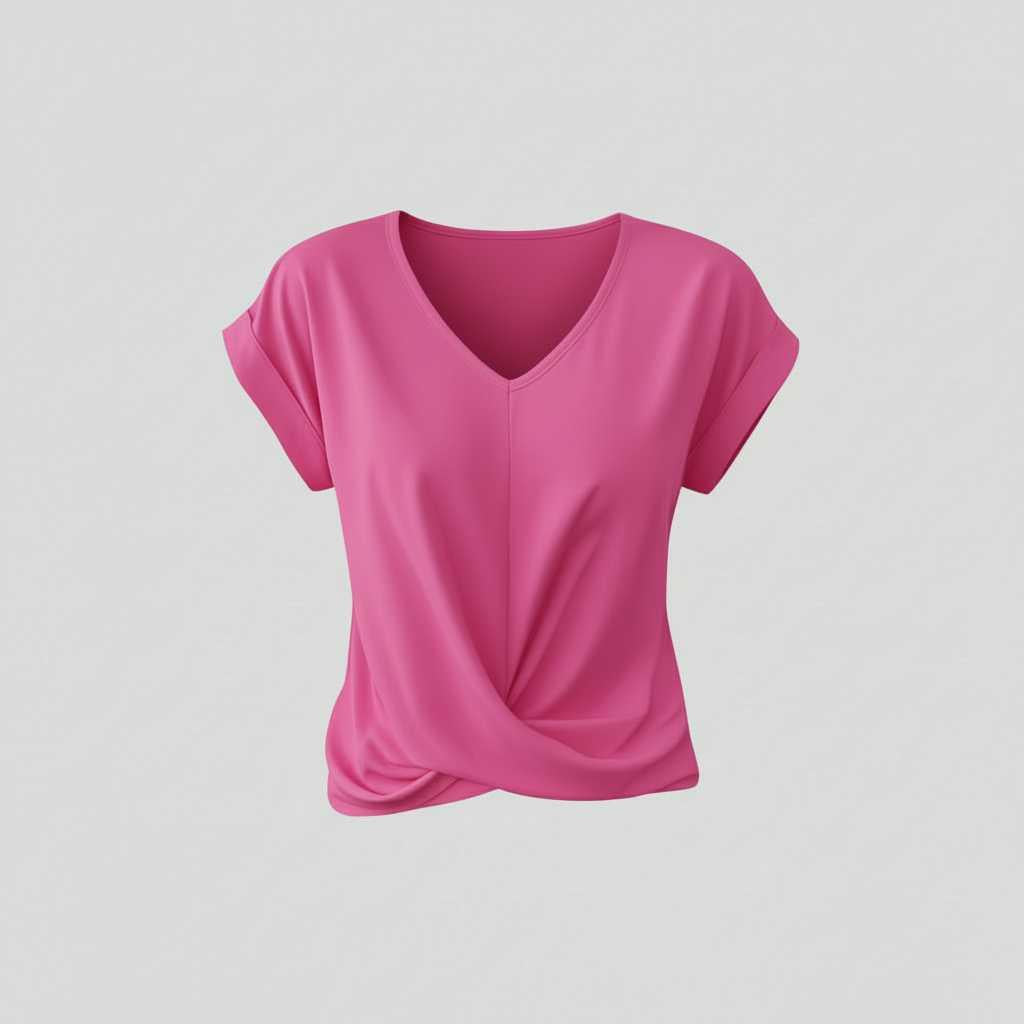 Top Elegante a Maniche Corte Donna | Maglietta Casual