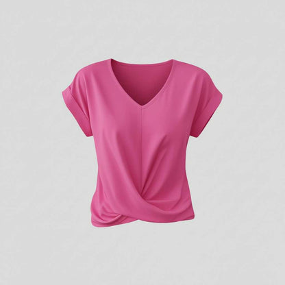 Top Elegante a Maniche Corte Donna | Maglietta Casual