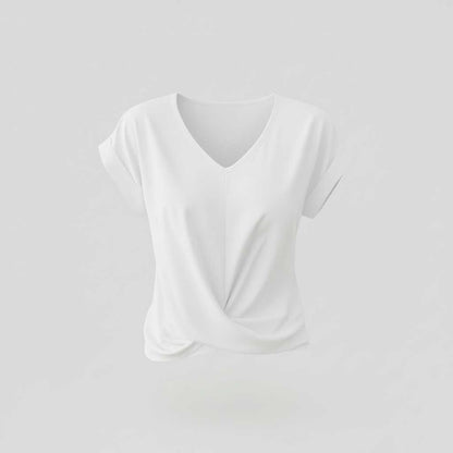Top Elegante a Maniche Corte Donna | Maglietta Casual