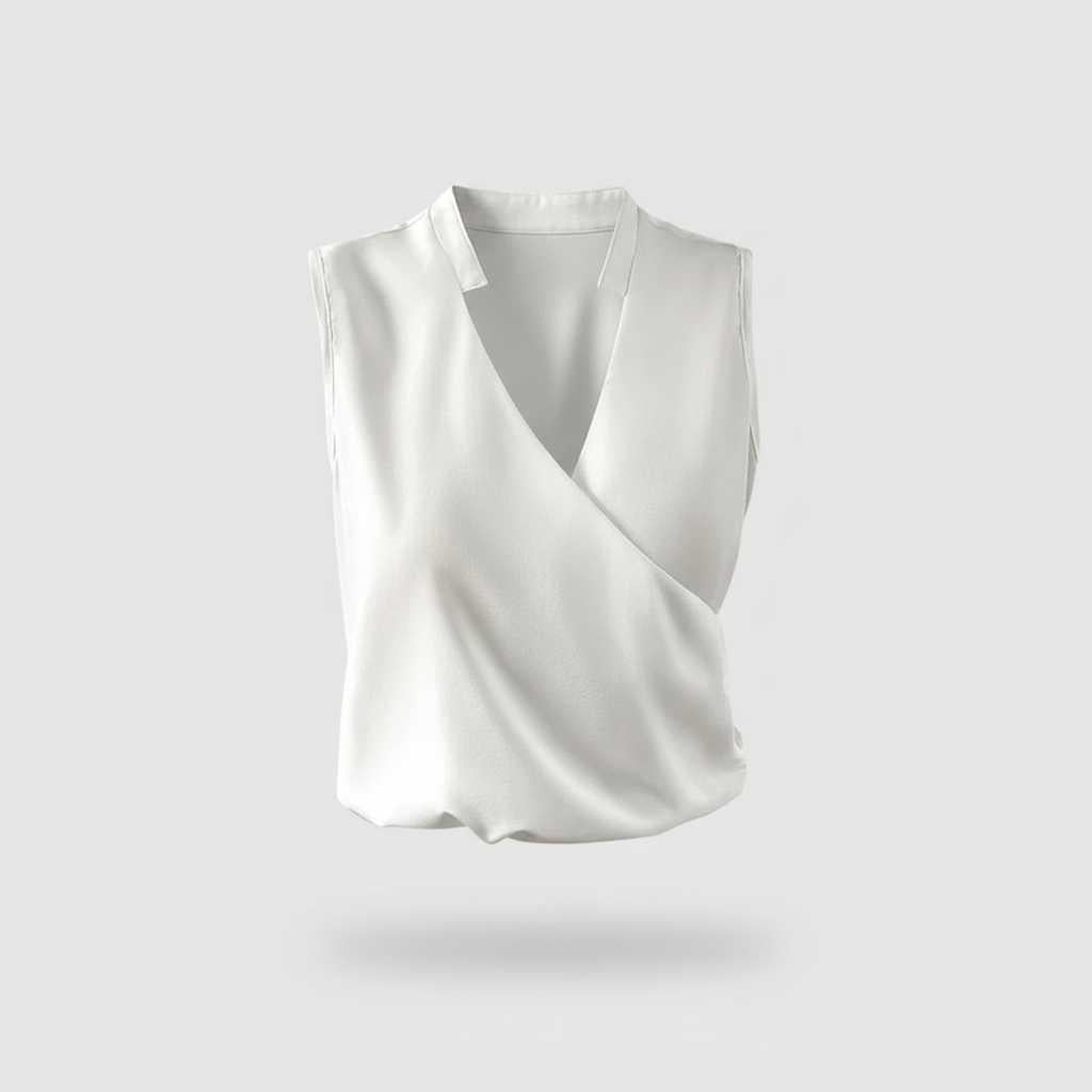 Top Estivo Donna Scollo a V | Casual Elegante in Cotone