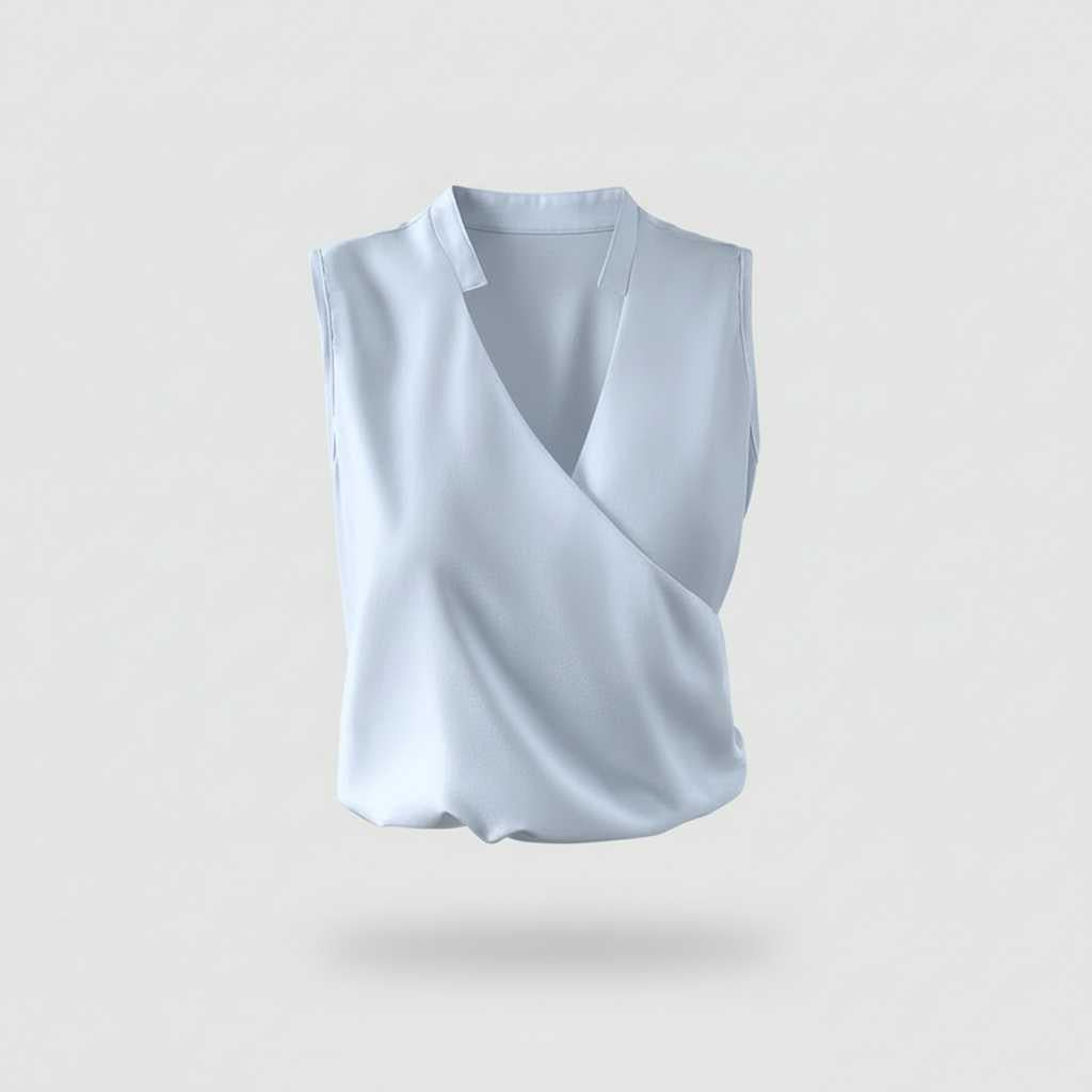 Top Estivo Donna Scollo a V | Casual Elegante in Cotone