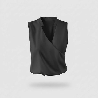 Top Estivo Donna Scollo a V | Casual Elegante in Cotone