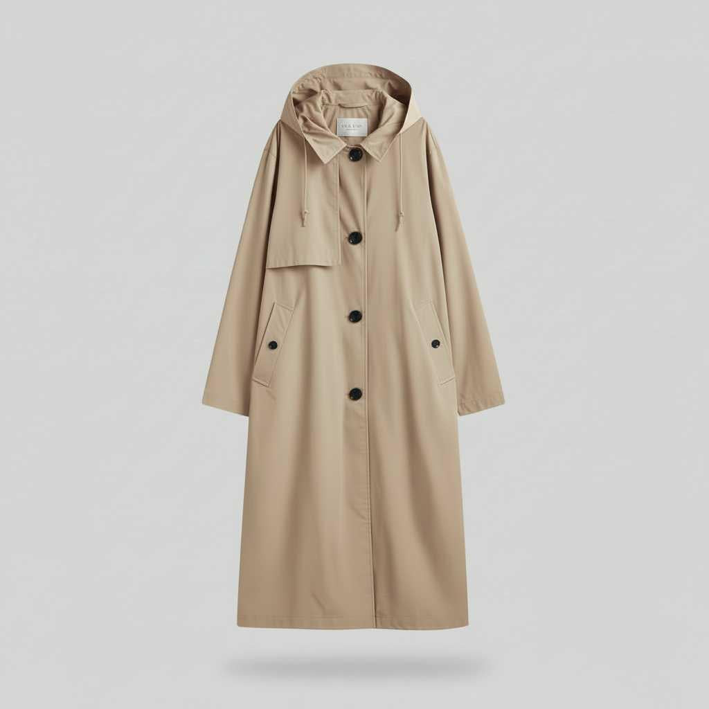 Trench Lungo Donna Elegante | Soprabito Invernale